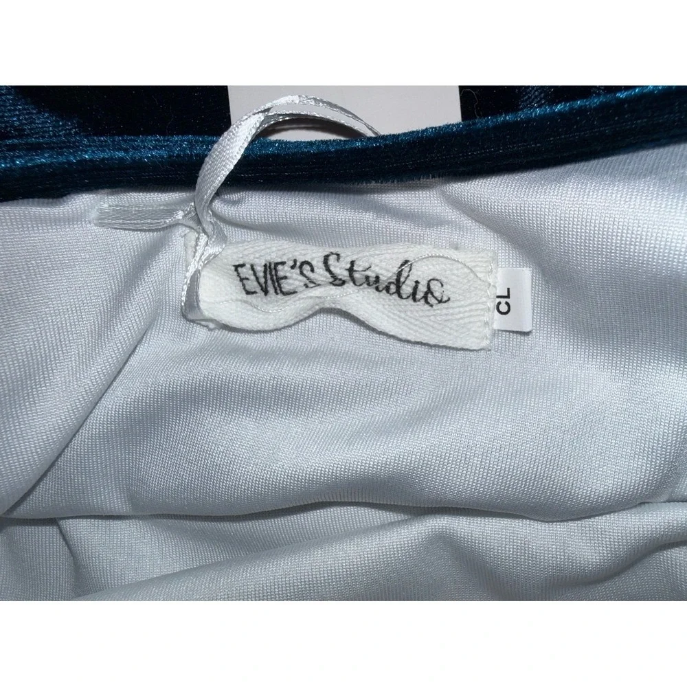NWT! Evies Studio Dance Leotard‎ Size Child Large Velvet Teal